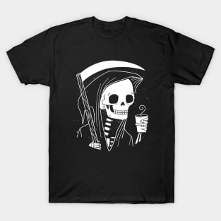 Morning Coffee - Skull T-Shirt